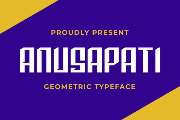 Anusapati: A Bold Sans Serif Font for Makers