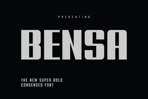 Bensa Font: Bold Typography for Impactful Branding