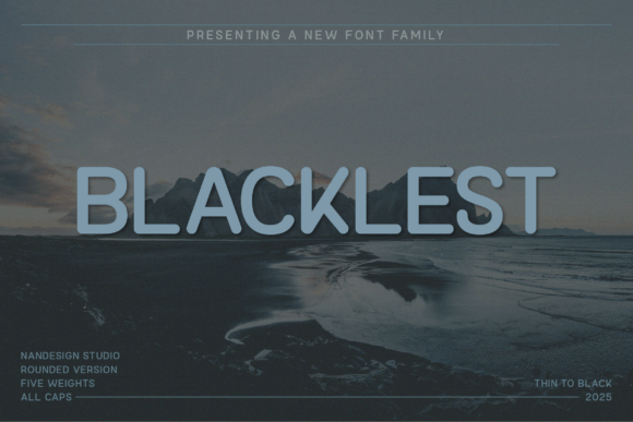 Blacklest Rounded: A Modern Typeface for Branding