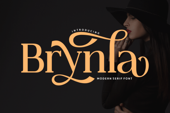 Brynla: A Modern Serif Typeface for Branding