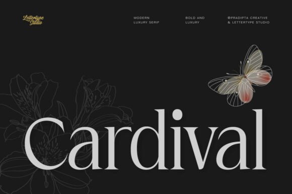 Cardival: A Serif Font for Modern Editorial Design