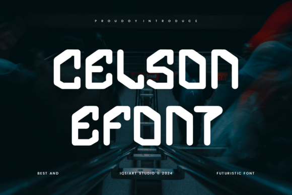 Celson Font: A Futuristic Display Typeface for Modern Web Design