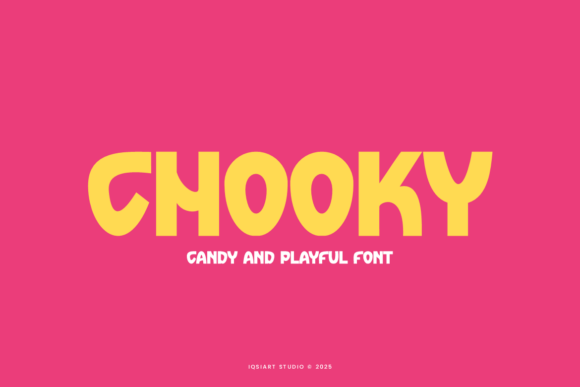 Chooky: A Bold Sans Serif Font for Editorial Design
