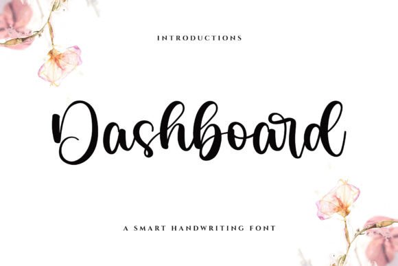Dashboard Typeface: A Playful Script for Bold Brands