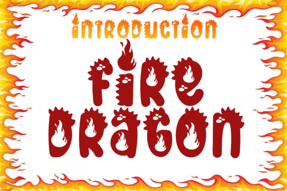 Fire Dragon Font: Bold Typography for Makers