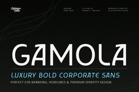 Gamola Typeface Review: Bold Branding Made Simple