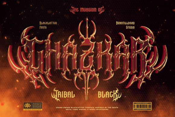 Ghazkar: A Bold Blackletter Typeface for Digital Design
