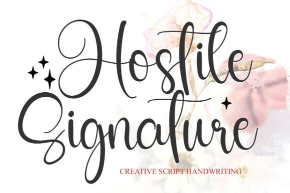 Hostile Signature: A Bold Script Font for Editorial Design