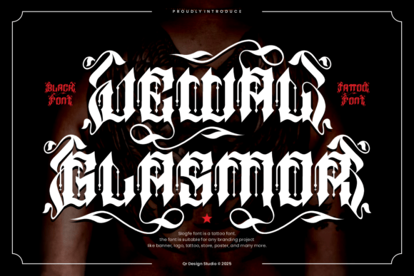 Jewal Glasmor: A Bold Blackletter Font Review