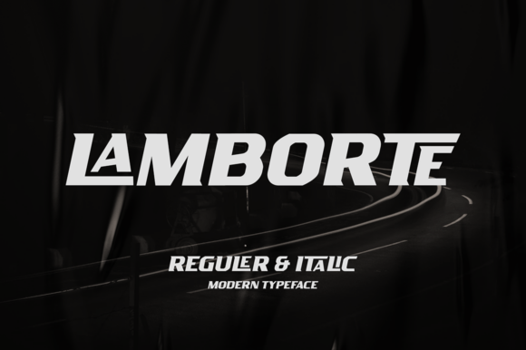 Lamborte: A Bold Sans Serif Typeface for Editorial Impact