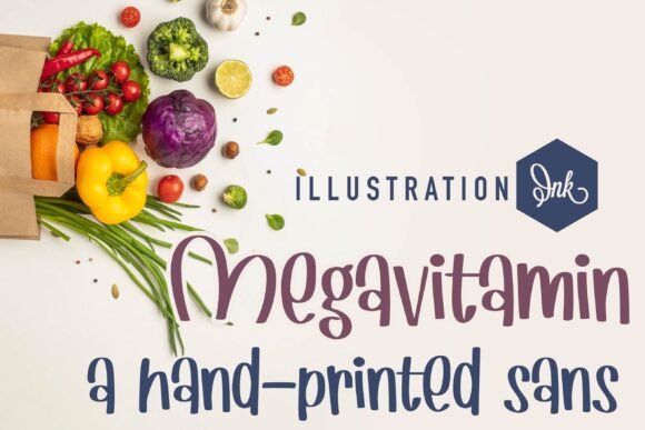 Megavitamin: A Playful Sans Serif Font for Editorial Design