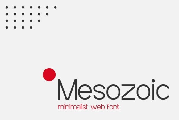 Mesozoic: A Bold Sans Serif Font for Modern Brands