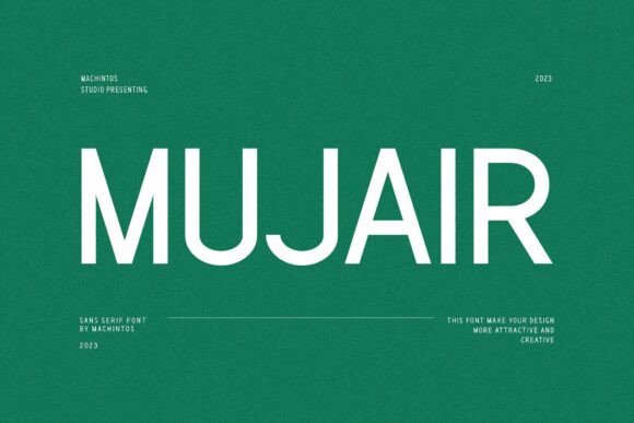 Mujair Font Review: A Bold Sans Serif for Modern Brands