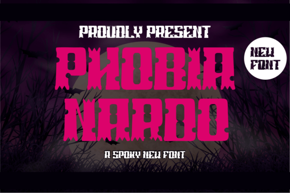 Phobia Nardo: A Spooky Display Font for Makers