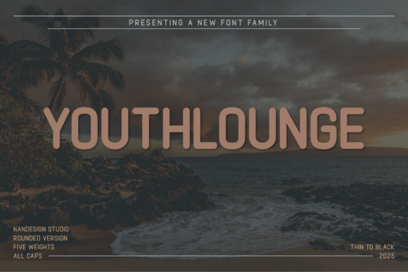 Refresh Your Brand with Youthlounge Rounded Font