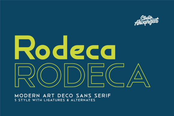 Rodeca: A Bold Sans Serif Typeface for Modern Brands