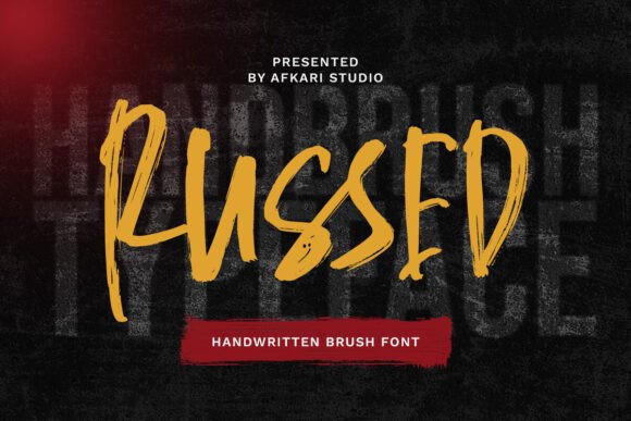 Russed: A Handwritten Font for Bold Brands