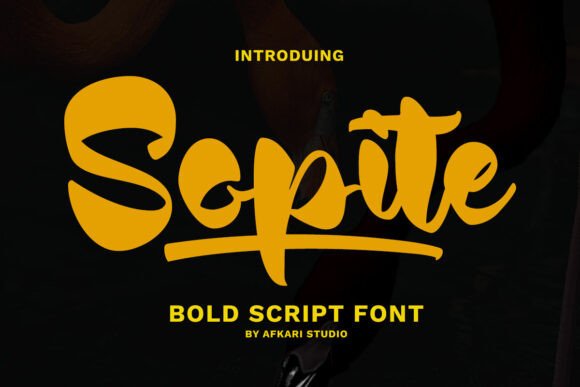 Sopite: A Bold Script Font for Modern Web Design