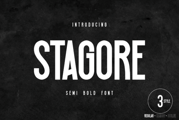 Stagore Font: Bold Web Typography for Modern Brands