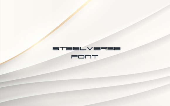 Steelverse: A Bold Typeface for Modern Editorial Design