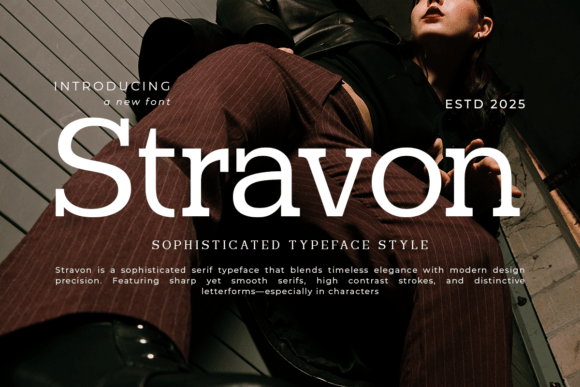 Stravon Typeface: Elevating Editorial Design