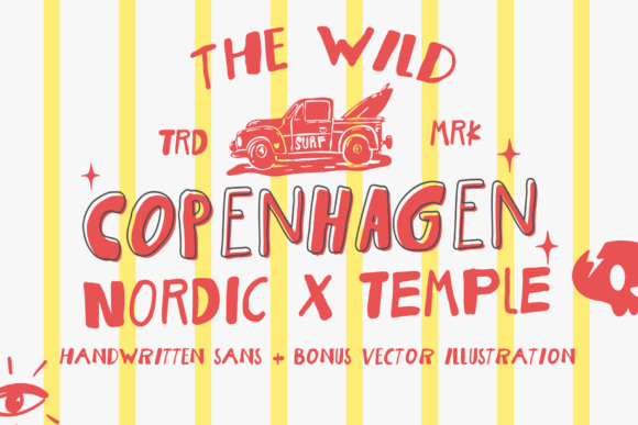 The Wild Copenhagen: A Bold Sans Serif Typeface for Campaigns
