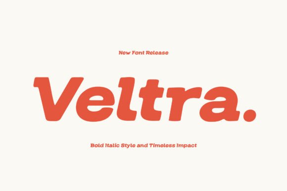Veltra: A Bold Sans Serif Font for Makers