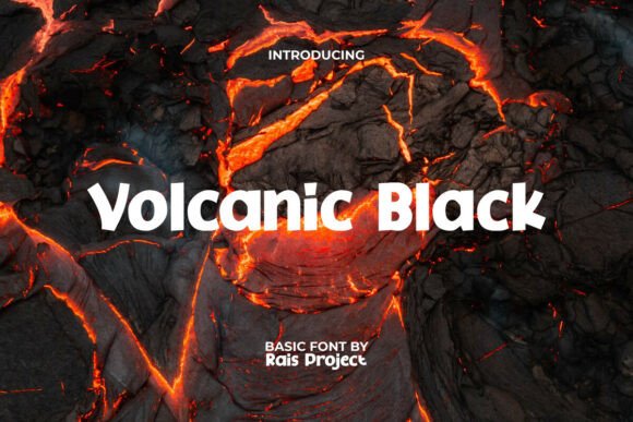 Volcanicblack: A Bold Typeface for Modern Web Design