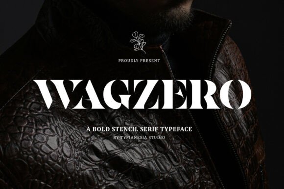 Wagzero: A Bold Serif Font for Editorial Impact